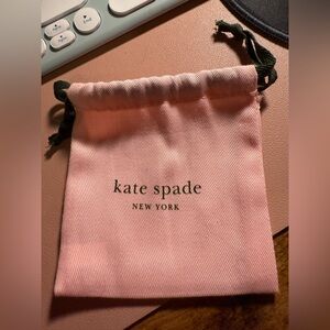 Kate Spade jewelry sized dust bag